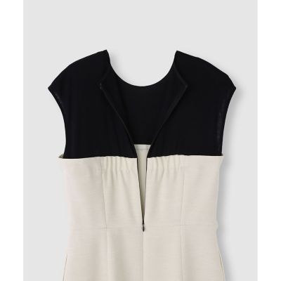 コンパクトツイルカットコンビワンピース | allureville (Women