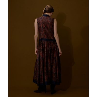 HKペイズリープリントワンピース OFFICINAペイズリープリントワンピース | allureville