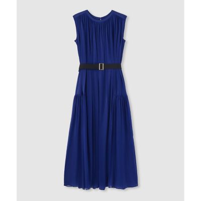 allureville (Women)/アルアバイル エスパンディワイドベルトワンピース 61ブルー ワンピース・ドレス【三越伊勢丹/公式】