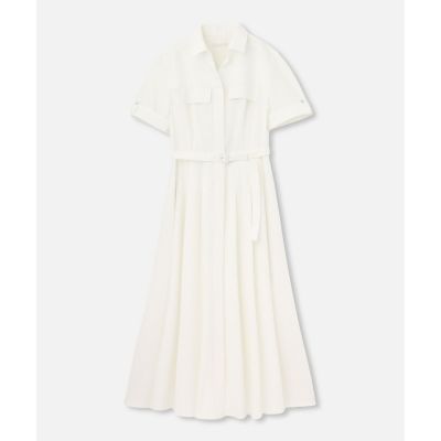 ＜allureville (Women)＞サッカースキッパーターンバックワンピース