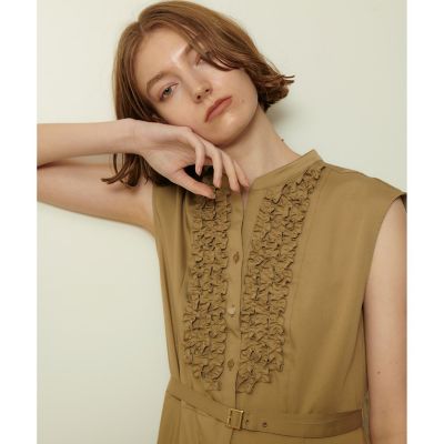 ＜allureville (Women)＞デニムライクツイルワンピース