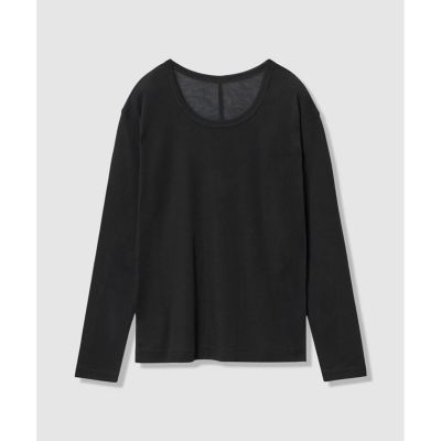 allureville (Women)/アルアバイル 強撚シアーフライスプルオーバー 95ブラック トップス【三越伊勢丹/公式】