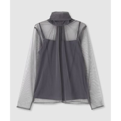 オーバーチュールプルオーバー チュールボウロングスリーブ プルオーバー | allureville (Women