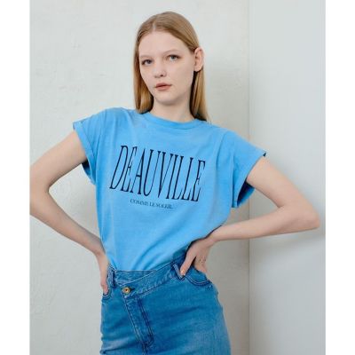 ピグメントダイターンバックスリーブ　Ｔ