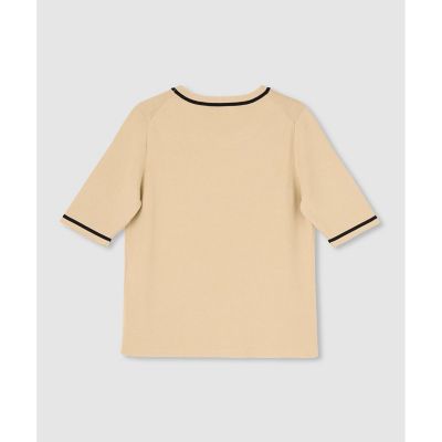 総針コンパクトクルーネックプルオーバー | allureville (Women