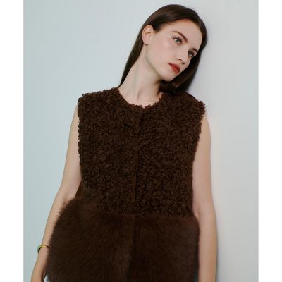 NOBLE☆リッチフェイクボアジレ Noble - ノーブル❤️今期完売人気商品 リッチフェイクボアジレ