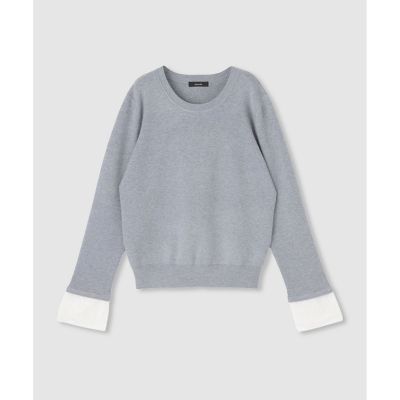 レースカフスドッキングプルオーバー | allureville (Women