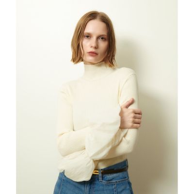 タフタバルーンスリーブコンビプルオーバー | allureville (Women