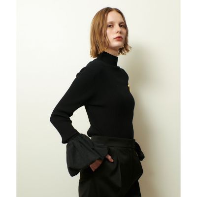 タフタバルーンスリーブコンビプルオーバー | allureville (Women