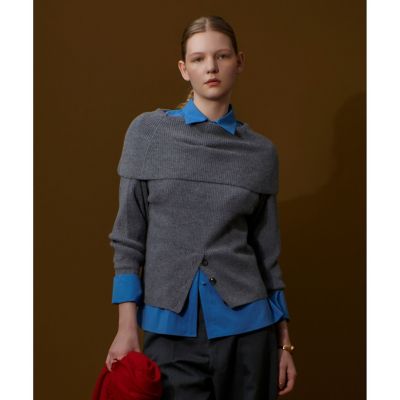 425t*美品 ebure エブール コットンシルク ニットプルオーバー コットンシルク ニットプルオーバー | ebure (Women)/エブール