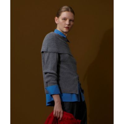 ビッグカラー2WAYネックプルオーバー | allureville (Women