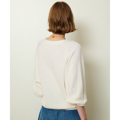 ウールスムースカーディガン ブラウン Mサイズ アルアバイル ウールスムースカーディガン|allureville OFFICIAL SITE / ONLINE SHOP