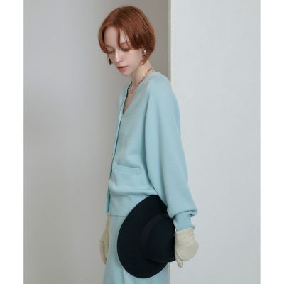 SMOOTH MOOD 水色ニットカーディガン フェリシモ公式】おすすめの夏 カーディガンアイテム情報