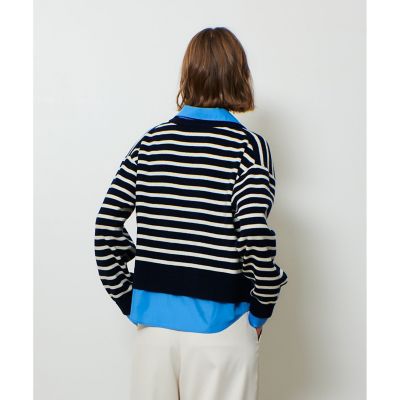 フェイクレイヤードスキッパープルオーバー | allureville (Women