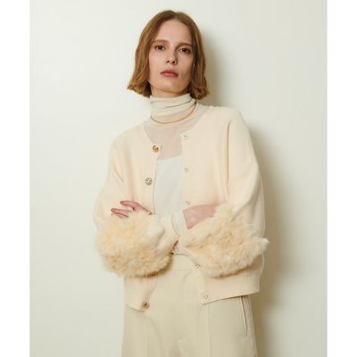 LOULOU WILLOUGHBY 25SS シシュウボウタイリブプルオーバー LOULOU WILLOUGHBY】シシュウボウタイリブプル