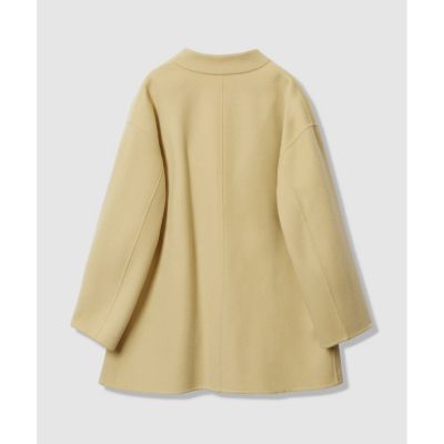 カシミヤ混リバーミドルラップコート | allureville (Women