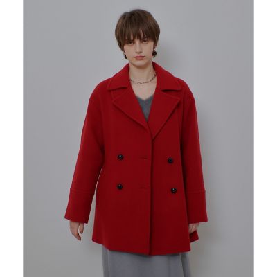 【2025AW】美品 allureville パイルメルトンデザインＰコート パイルメルトンデザインPコート | allureville (Women)/アルアバイル