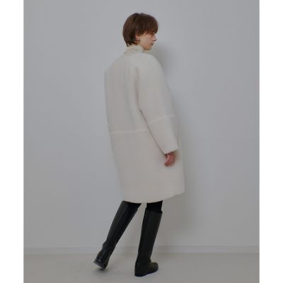 ツーブロッキングボアコート | allureville (Women)/アルアバイル