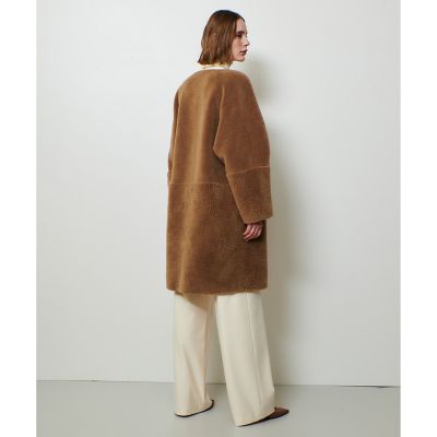 ツーブロッキングボアコート | allureville (Women)/アルアバイル