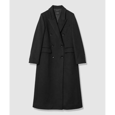 カシミヤ混ロングチェスターコート | allureville (Women