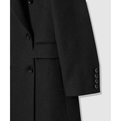 カシミヤ混ロングチェスターコート | allureville (Women