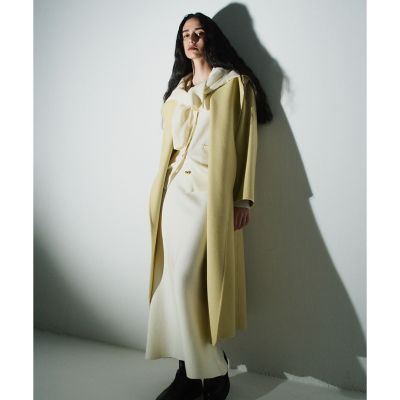 カシミヤ混リバーショールコート | allureville (Women)/アルアバイル