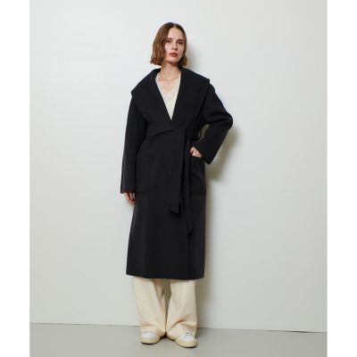 カシミヤ混リバーショールコート | allureville (Women)/アルアバイル