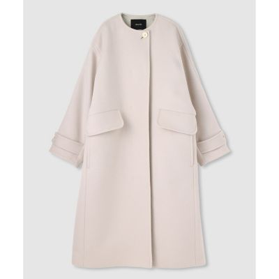 Noble ノーカラーコクーンコート　美品 ノーカラーコクーンコート | allureville (Women)/アルアバイル | 三越