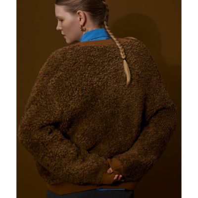 ニットボアブルゾン | allureville (Women)/アルアバイル | 三越伊勢丹