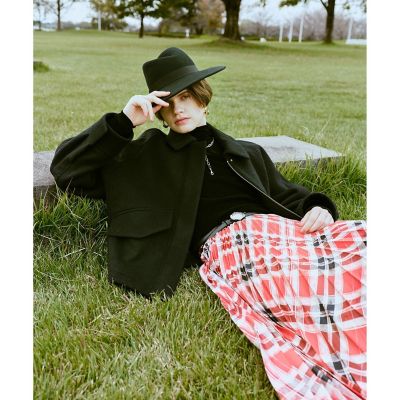 ＜allureville (Women)＞ウールモッサステンカラーブルゾン