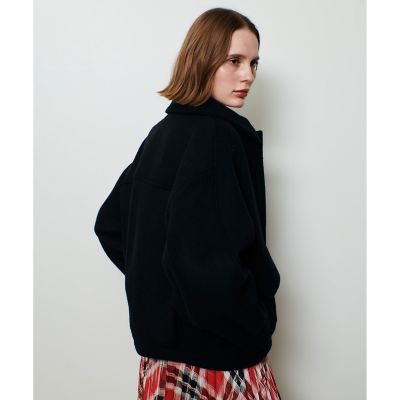 ウールモッサステンカラーブルゾン | allureville (Women