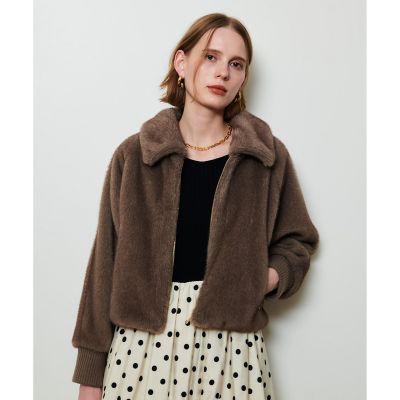 フェイクミンクファーブルゾン | allureville (Women