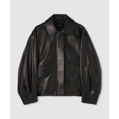 ＜allureville (Women)＞別注ラムレザーブルゾン