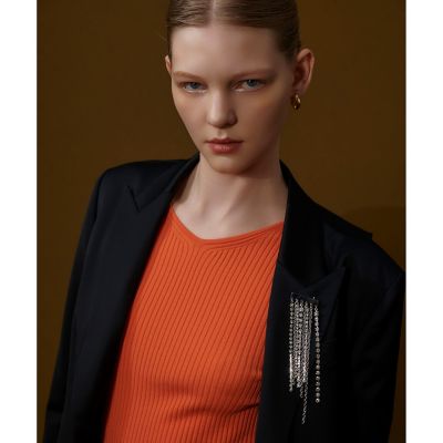 ＜allureville (Women)＞ＷＥＥＰＩＮＧ　ＢＩＪＯＵブローチ