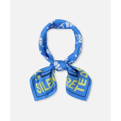 ＜allureville (Women)＞フォントロゴスカーフ