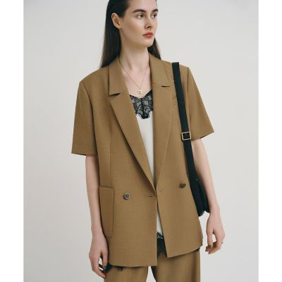 ＜allureville (Women)＞ハーフスリーブジャケット