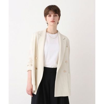 770未使用級✨アルアバイル カラミダブルコンパクトジャケット ブラック トリッカーカラミダブルジャケット|allureville OFFICIAL SITE