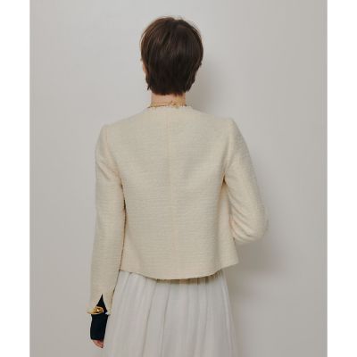 ツィードノーカラージャケット | allureville (Women)/アルアバイル