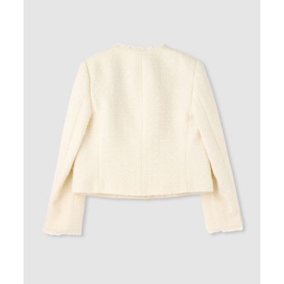 ツイードノーカラージャケット | allureville (Women)/アルアバイル