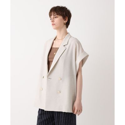 ◇スラブメッシュフレンチスリーブジャケット | allureville (Women