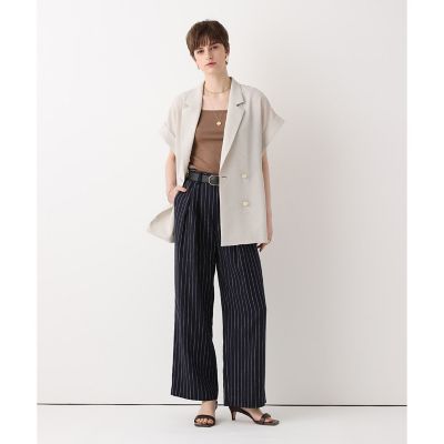 ◇スラブメッシュフレンチスリーブジャケット | allureville (Women