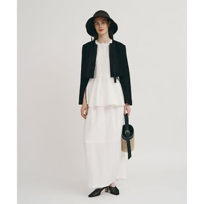 ノーカラーボレロジャケット | allureville (Women)/アルアバイル