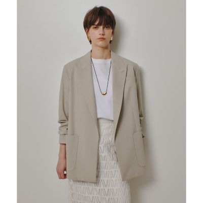 ＜allureville (Women)＞【送料無料】〈ＷＥＢ・ルミネ別注〉ボタンレスジャケット