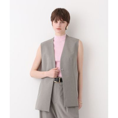＜allureville (Women)＞ＷＥＢ　ルミネ別注スリットジレ