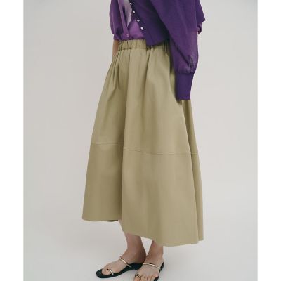 allureville (Women)/アルアバイル チノバルーンギャザースカート