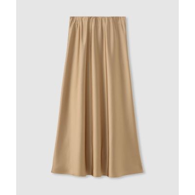 ＜allureville (Women)＞サテンバイヤスナロースカート