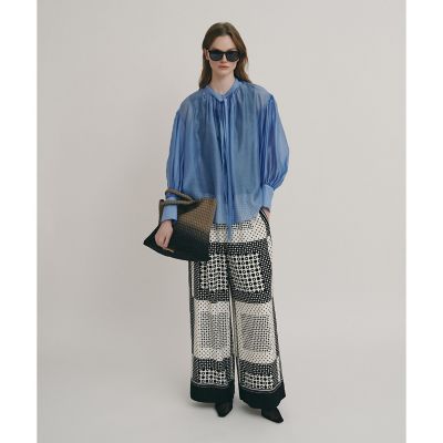 ＜allureville (Women)＞幾何プリントイージーパンツ