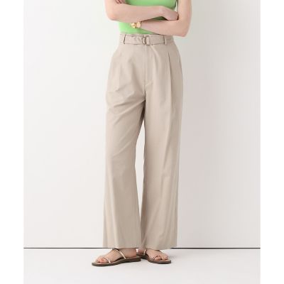 ＜allureville (Women)＞シェルタリングタックワイドパンツ