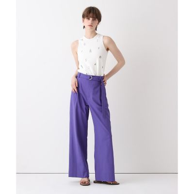 シェルタリングタックワイドパンツ | allureville (Women