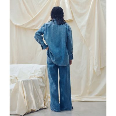 ATELIER Line】デニムバギーパンツ | allureville (Women